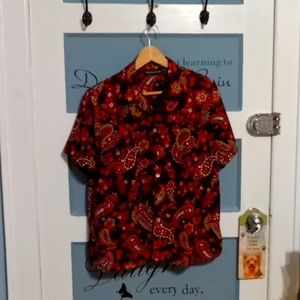 Used impressions short sleeve button down shirt
